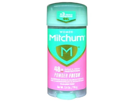 Mitchum For Women Anti-Perspirant Clear Gel Powder Fresh 3.40 oz 8-Pack miniatura 1