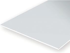 Evergreen 9007 Clear Polystyrene Sheet 150 x 300 x 0.38 mm Pack of 2