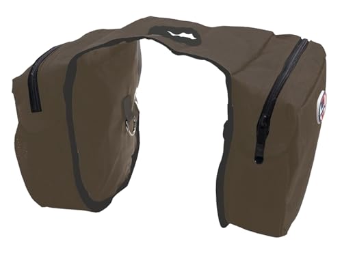 Majestic Ally Insulated Economy Horn Bag with Mesh Pockets (Brown)