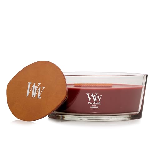 WoodWick Vela Perfumada con Mecha Crepitante | Vela Elipse Rouge...