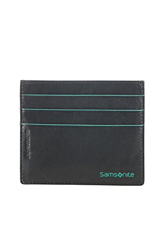 Preisvergleich Produktbild SAMSONITE Card - 6 Creditcards Kreditkartenhülle, 10 cm, Black / Light Blue
