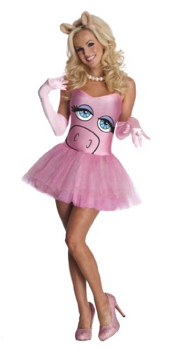 Secret Wishes  The Muppets Miss Piggy Costume Dress, Pink, X-Small
