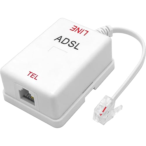 NECABLES DSL Filter for Phone Line 6 Inductors Version for DSL Band Interference Elimination and