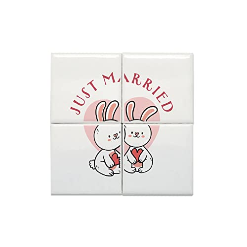 Carreaux céramique idée cadeau couple pour fêter de jeunes mariés avec élégance