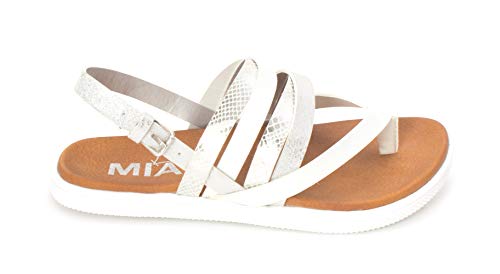 MIA Kids Little Girl's Sara White Strappy Sandals Shoes Sz:3
