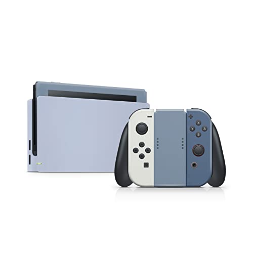 Image of Tacky Design Retro Skin Compatible with Nintendo Switch Skin Wrap Cover, Blue Colorwave Blocking for Nintendo Switch Stickers, Premium Vinyl 3M Full Wrap Decal (Switch (2017))