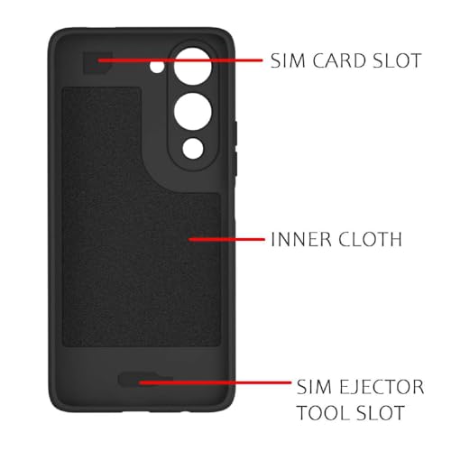 Image of Shockproof Case for Vivo Y19 / U3 / U20 | Full Camera Protection | TPU Flexible Back Cover for Vivo Y19 / U3 / U20 (Matte Black)