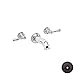 Newport Brass 3-2555/56 Flat Black Ithaca Double Handle Tub Faucet with Metal Lever Handles