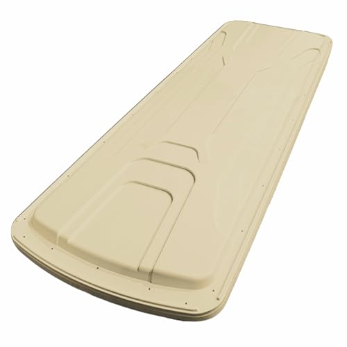 RED DOT 120 Versa Triple Track Extended Golf Cart Top for 6 Passenger Golf Carts | ABS Low-Profile Roof | Compatible with EZGO Club Car Yamaha 6-Pass Golf Carts | Beige