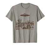 Funny cat cowboy UFO gift