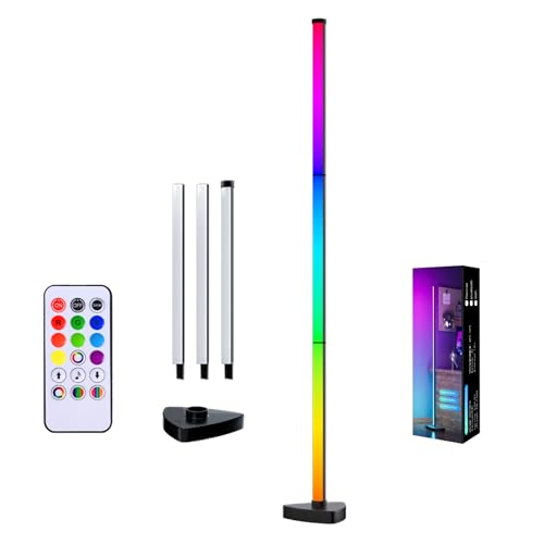 Aerlife tACg RGB ͋C LED ƖX^h ԐڏƖ Rt USB 140cm tAv  X^hCg Q[~ floor light R[i[Cg @\t floor lamp k 