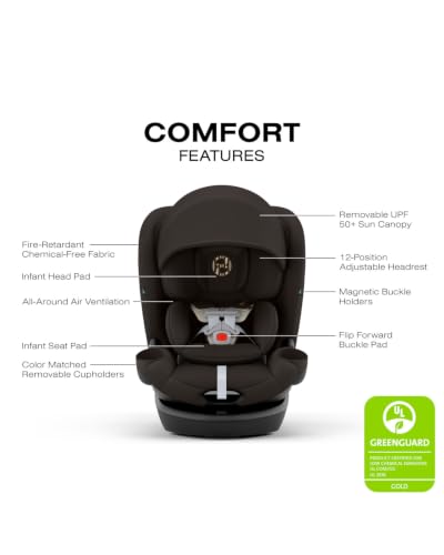 Image of Cybex Callisto G 360 Rotating All-in-One Convertible Car Seat, Brown