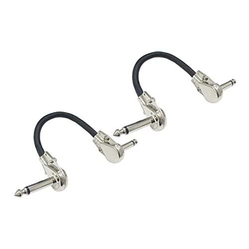 Câbles patch guitare plat ifundom argenté pour libérer votre pedalboard - 5