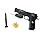Hand Gun PUBG Pistol for Kids with 8 Round Reloaded and 6mm Plastic BB Bullets (200 pcs)
