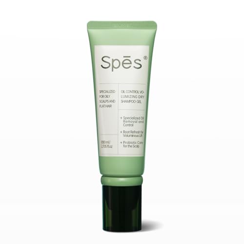 Spes Dry Shampoo Second Generation Oil Control Volumizing Gel No Need To Wash. Plant Ingredients 24-Hour Oil Control Improves Itchy Scalp 4d Hyaluronic80ml Cedar Scent