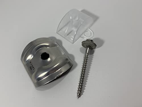 Set aus je 100 Stück Kalotten & Abstandhalter & Spengler-Schrauben TX20 EPDM-Dichtscheiben 4,5x45mm für Trapez-Sinus…