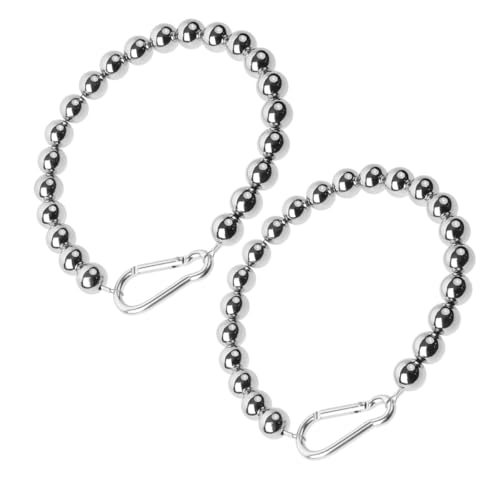 ifundom 2 Pezzi Peso per Bandiera in Acciaio Resistente alla Ruggine, Perline di Fissaggio per Asta Bandiera, Accessori per Pennoni Esterni, Supporto Antivento per Eventi All’Aperto e