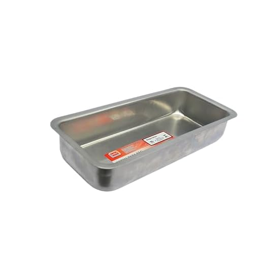 Forma para pão em alumínio 30 x 12 x 6 cm