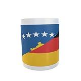 U24 Tasse Kaffeebecher Mug Cup Flagge Kosovo-Deutschland