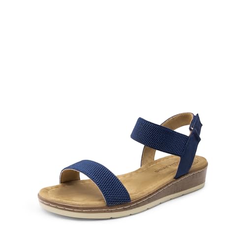 Image of DREAM PAIRS Women's Low Wedge Casual Sandals