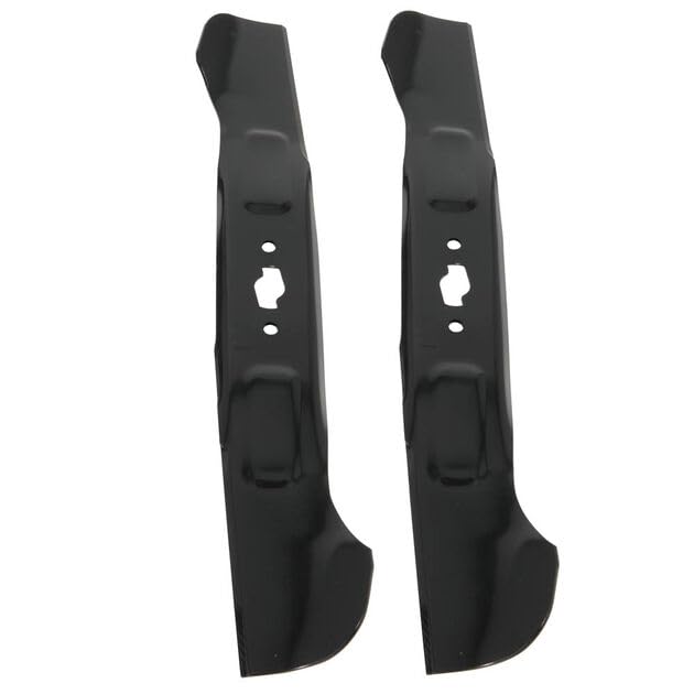 Troy-Bilt 490-110-Y192 Original Equipment High-Lift Set for 46 in. Lawn Tractors and Zero-Turns with S-Shaped Center, OE# 742P05510 Replacement Mower Blade, Black