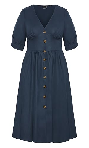 Image of City Chic Women's Plus Size Sunset Stroll Dress