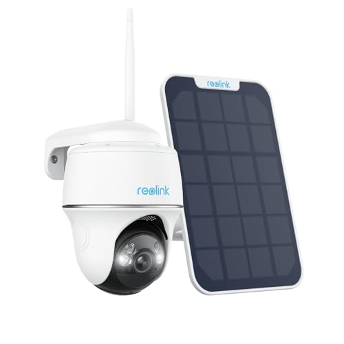 Reolink 5MP 360° PTZ Telecamera WiFi da Esterno Senza Fili Batteria, Videocamera Sorveglianza...