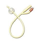 Medline Industries DYND11768 Foley Catheters, Silicone-Elastomer Coated, Latex, 10 cc Balloon Size, 28 French Size (Pack of 12)