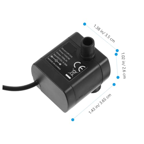 Bomba de Fuente Sumergible para Mascotas DC 5V USB miniatura 2