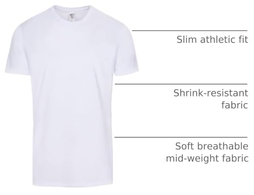 Image of Have It Tall Men's CVC Premium Blend Fabric Slim Fit Short Sleeve T Shirt