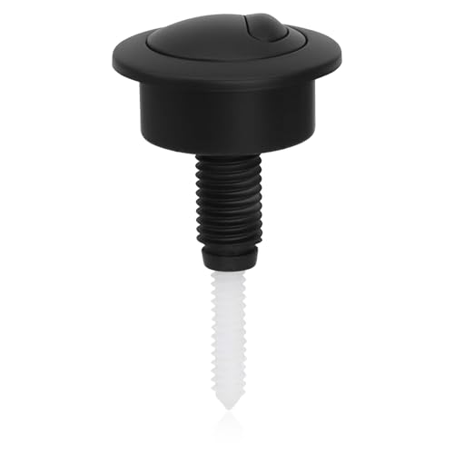 Dual Flush Toilet Push Button, Adjustable Toilet Flusher Button, Toilet Flush Button for Optima 49, 39-42mm (Black)