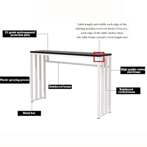 Mesa de sofá estrecha para pasillo de entrada ideal para decorar recibidores pequeños 3
