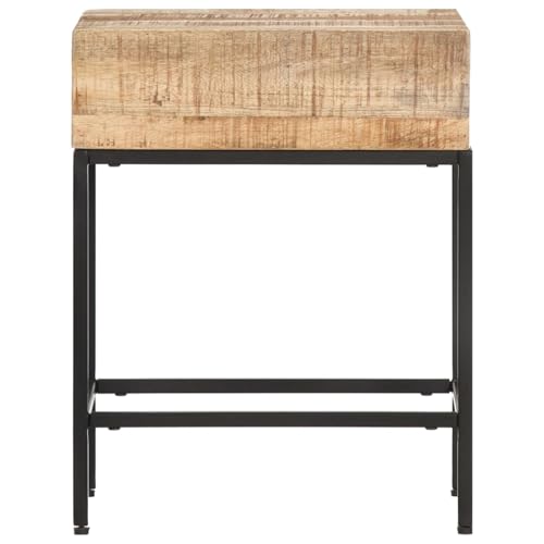 Table basse en bois massif de mangue brute pour optimiser les petits salons étroits - 4