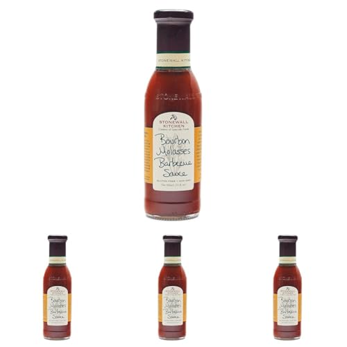 Stonewall Kitchen Bourbon Molasses Barbecue Sauce, 11 Ounce (Pack of