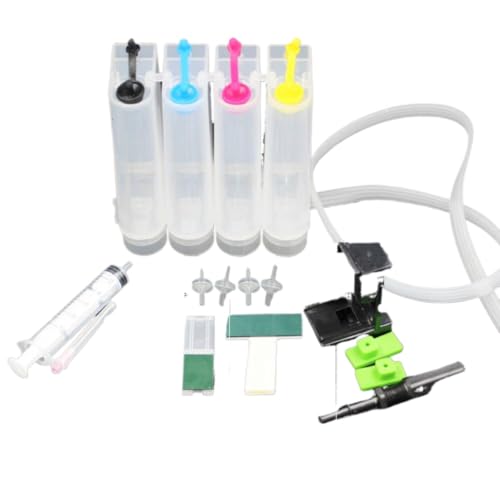 Kit CISS universel 4 couleurs avec accessoires de recharge pour cartouches d'encre