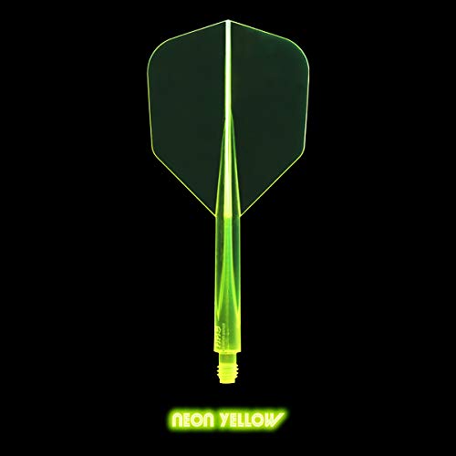 Condor Darts axe shape neon yellow short 21. 5mm 3pcs