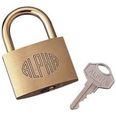 Amazon.co.jp: ALPHA(アルファ) 南京錠 NO.1000-45 同一キー 関西
