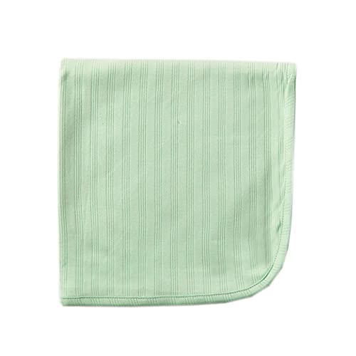 Image of Touched by Nature Unisex Baby Organic Cotton Swaddle, Receiving and Multi-purpose Blanket, Celery, One Size