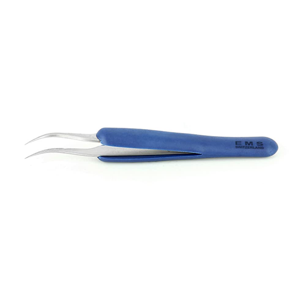 EMS 78397-7 ESD Safe Tweezer, Style 7 SA/DR, 115 mm Length