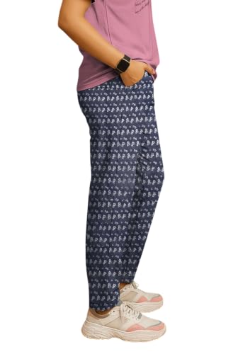 Image of TIRUPUR GUIDEFASHION Women's Cotton Printed Pyjama Black