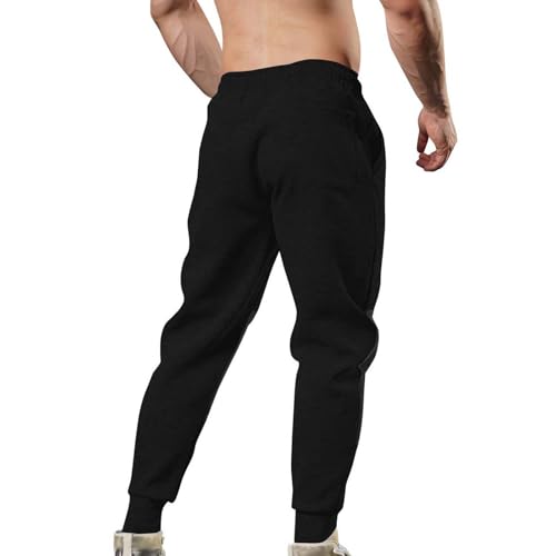 Mens Color Block Sweatpants Fall Casual Drawstring Elastic Waist Jogger Pant with Pocket Fashion Straight Trouser4