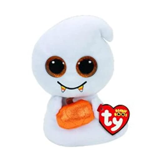 TY- Beanie Boos Halloween Scream-Fatasma 15 cm (37236TY) (United Labels Ibérica