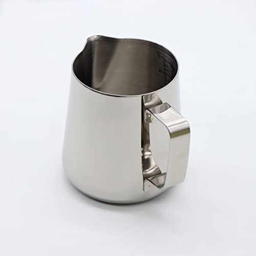 image for Aiwaiufu Milk Jug 350ml / 12 fl.oz, Milk Frothing Jug，Stainless Stee