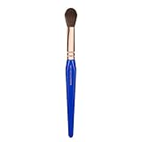 Bdellium Tools Professional Makeup Brush - Golden Triangle 940 Face Blending - With All Vegan and Soft Synthetic Fibers, For Facial Sculpting (Blue, 1pc)