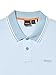 BOSS, Square Patch Logo Oxford Polo Shirt, Frost air, XL
