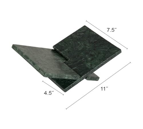 Image of Bloomingville Decorative Marble Book Holder, Sage Green