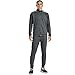 Price comparison product image Under Armour EMEA Track Suit, Comfortable tracksuit with soft inner material, warm and quick-drying sportswear set with practical side pockets Men, Black (Pitch Gray / Black), L