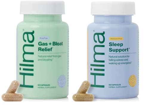 Hilma Natural Gas & Bloating Relief and Sleep Support Bundle