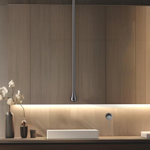 Mitigeur de lavabo encastré en laiton blanc lait MOCHAMIK style épuré