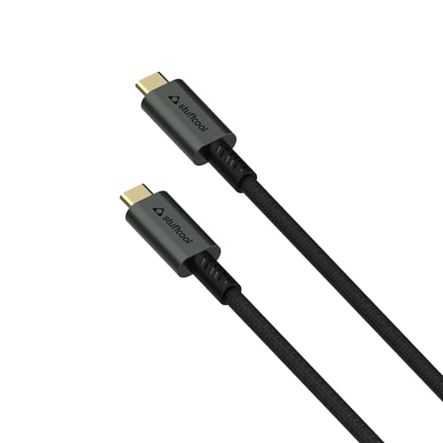 Image of Stuffcool Primus USB 4 Type-C to Type-C Cable with 240W Power and 40Gbps Data with 8K Video Transmission, 1M, Black